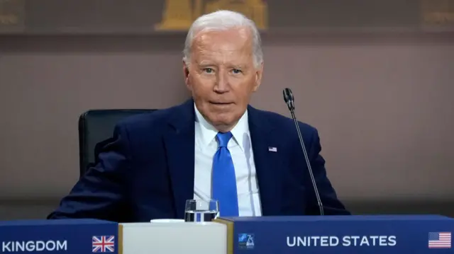 Joe Biden at the Nato summit