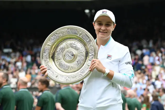 Ashleigh Barty wins Wimbledon 2021