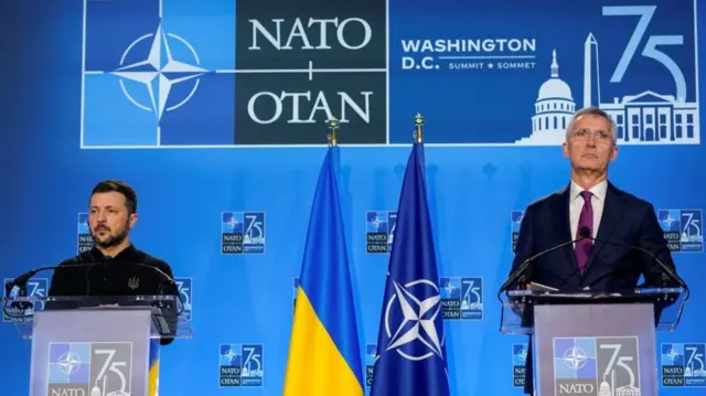 Press conference at Nato summit