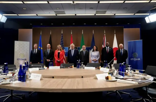 Foreign ministers meet at the Nato summit in Washington