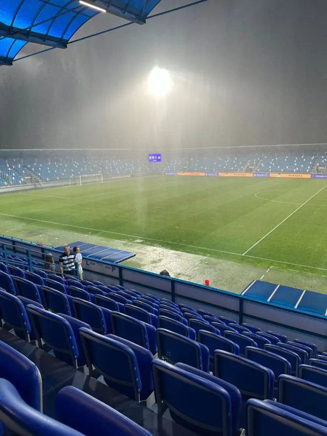 Rain at Slovakia v Scotland