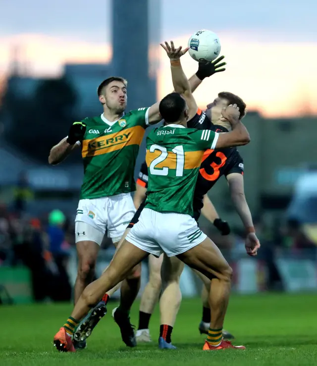 Kerry beat Armagh by a point when the sides last met in February last year