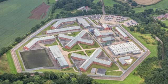 HMP Lowdham Grange from above