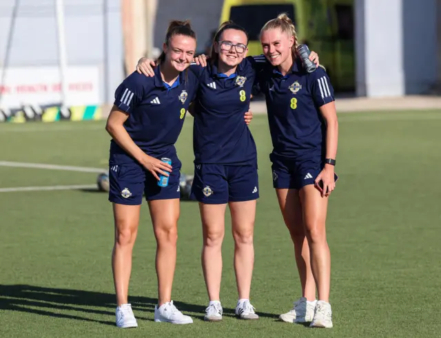 Kerry Beattie, Keri Halliday and Casey Howe