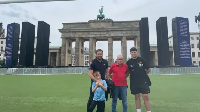 England fans in Berlin two days before the Euro 2024 final