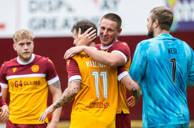 Motherwell celebrate