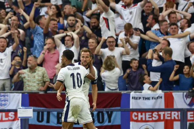 Jude Bellingham and Harry Kane celebrate