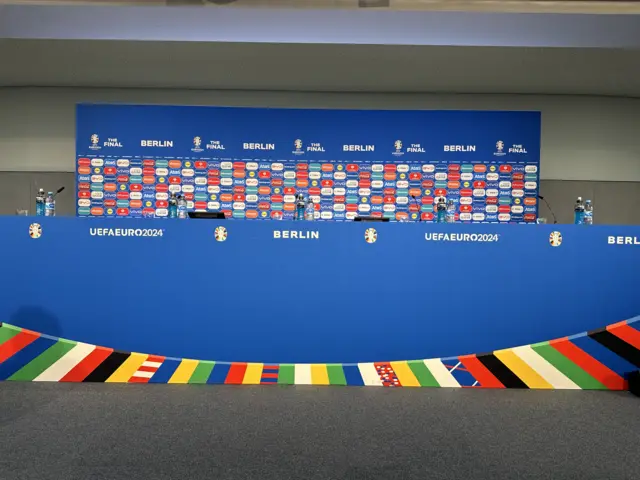 News conference room in Berlin