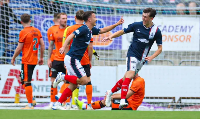 Dylan Tait celebrates