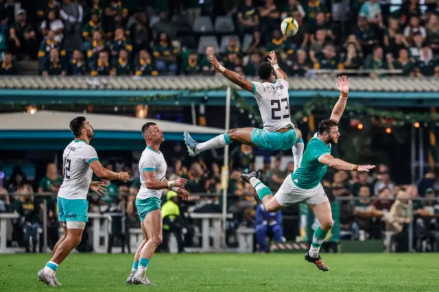 Action between Ireland and South Africa