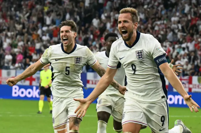 Harry Kane celebrates