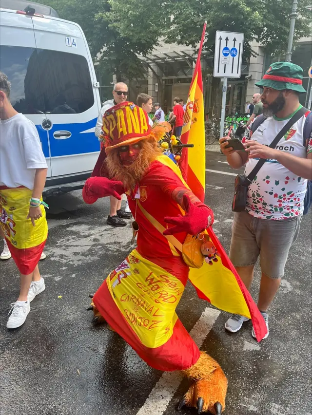 Spain fans