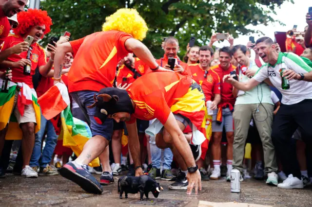 Spain fans