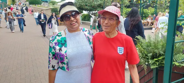 England fans at Wimbledon