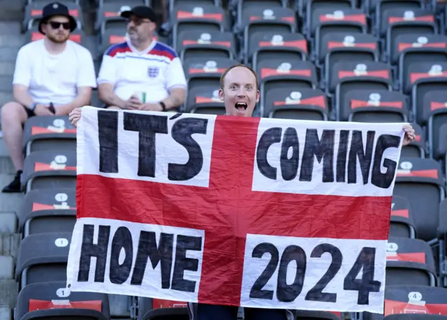 It's coming home banner