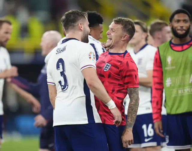 Luke Shaw and Kieran Trippier