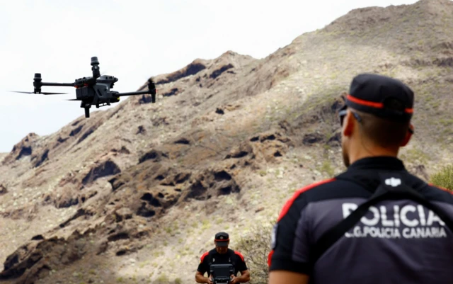 Drone used in Spanish police