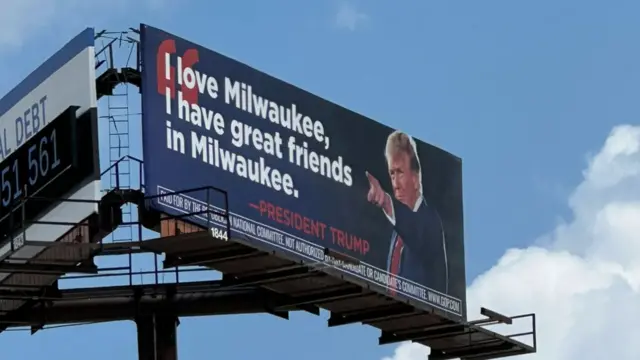 Picture of highway billboard