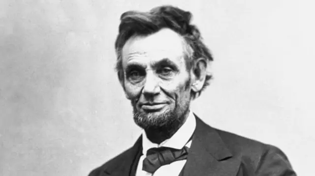 US President Abraham Lincoln