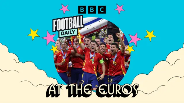 Football Daily at the Euros graphic