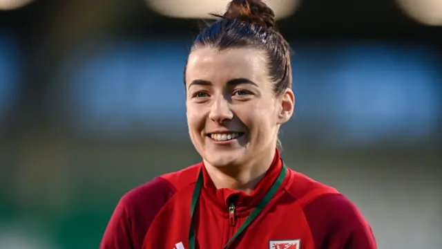 Wales midfielder Angharad James