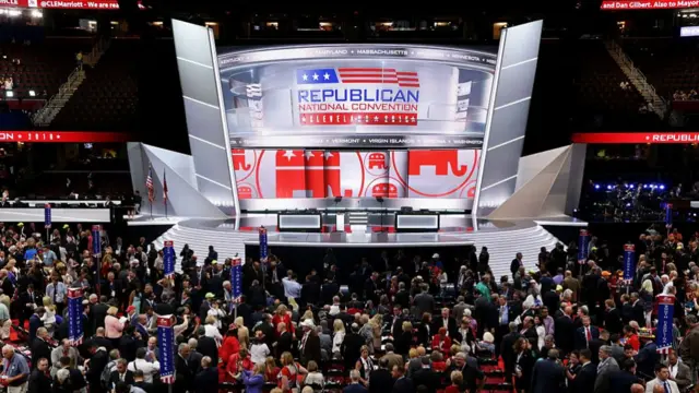 The RNC crowd on day one