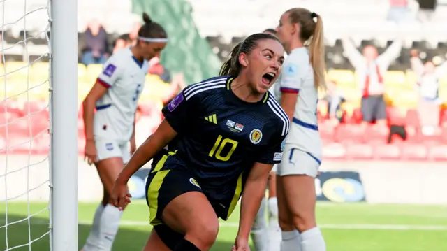 Scotland celebrate