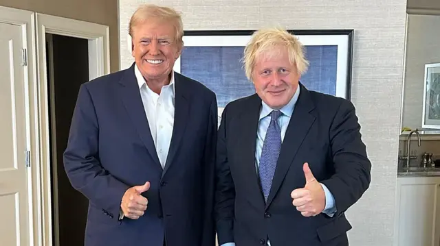 Boris Johnson and Donald Trump