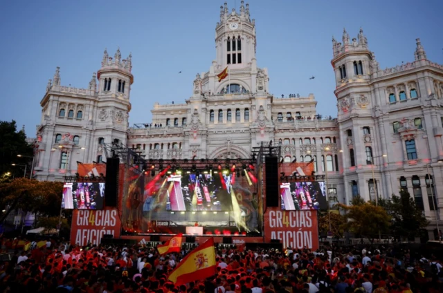 Spain Euro 2024 celebrations