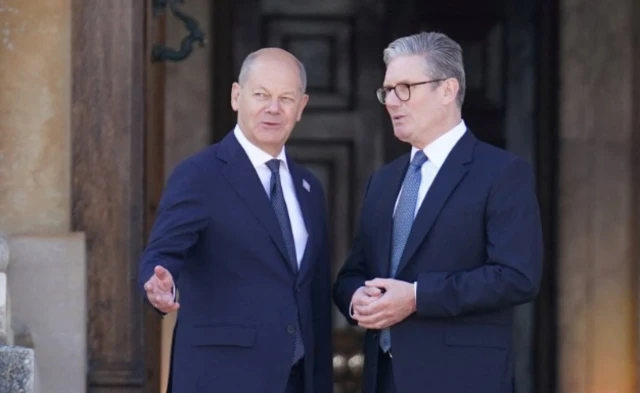 Sir Keir Starmer is the fourth British prime minister that German Chancellor Olaf Scholz has met since he took office in 2021