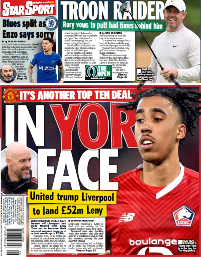 Star back page