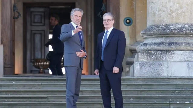 Keir Starmer with Netherlands PM Dick Schoof