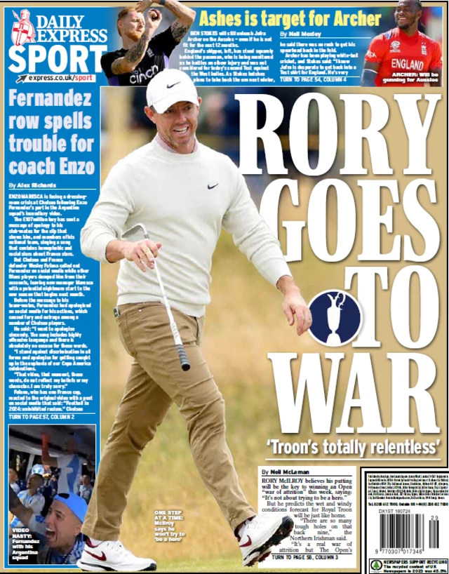 Express back page