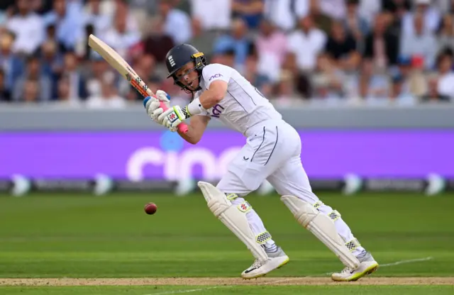 England's Ollie Pope batting at Lord's