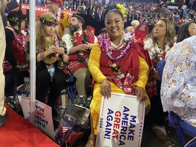 The Hawaii delegate