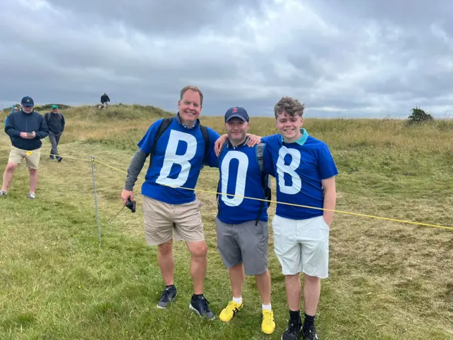 Bob MacIntyre fans at Royal Troon