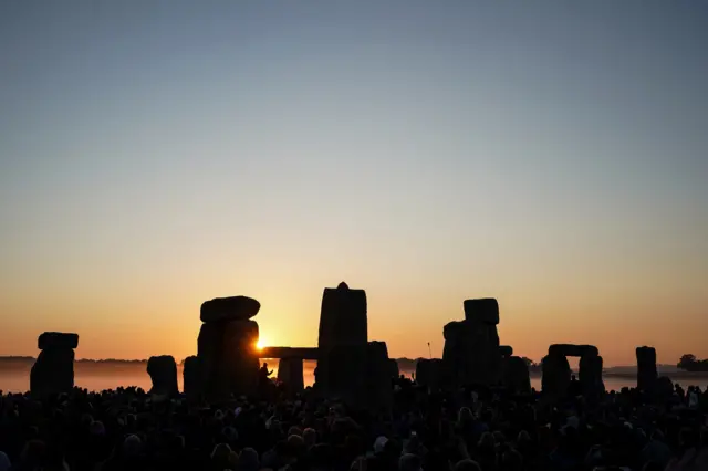 Stonehenge at sunrise