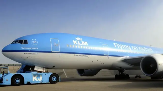 KLM airplane