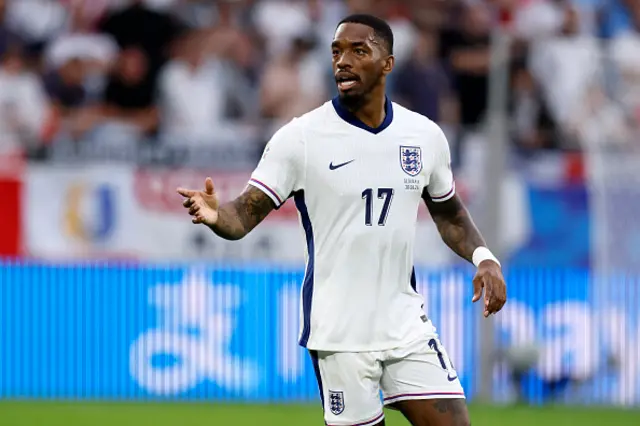 Ivan Toney of England in action