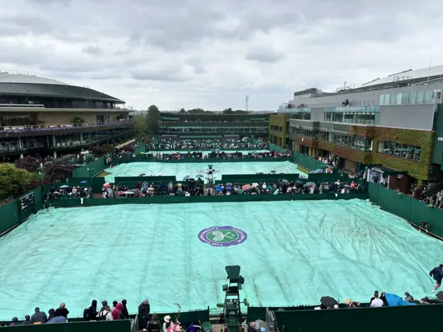 Covers on court 14