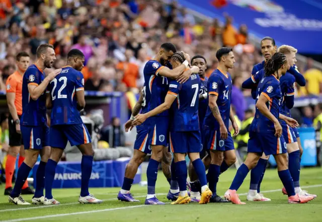 The Netherlands celebrate