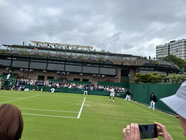 Paul Jubb on court 14