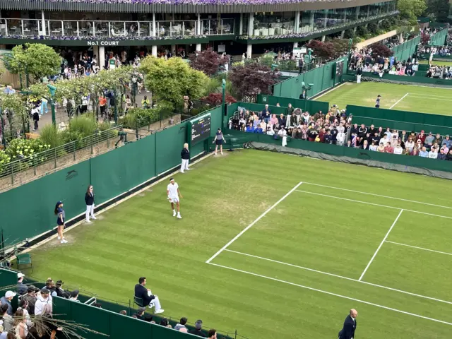 Paul Jubb on court 14