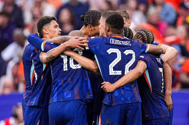 The Netherlands celebrate