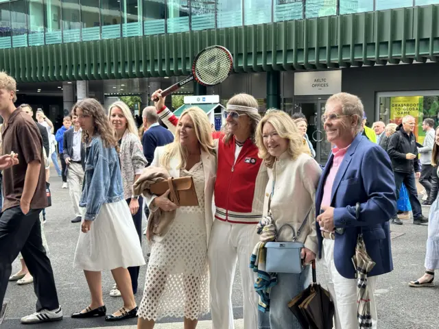 Fancy dress at Wimbledon