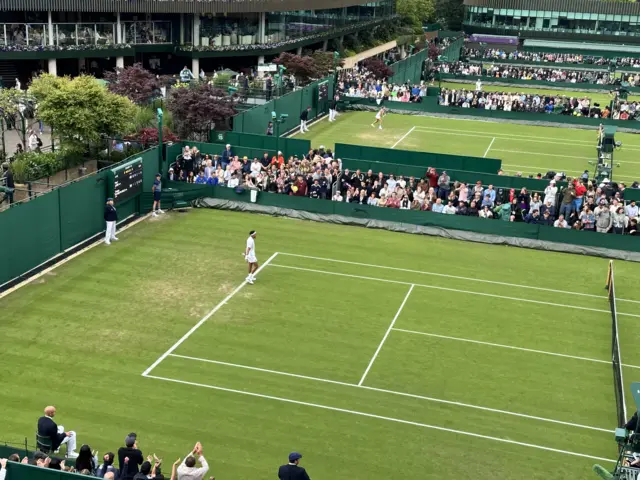 Paul Jubb on court 14