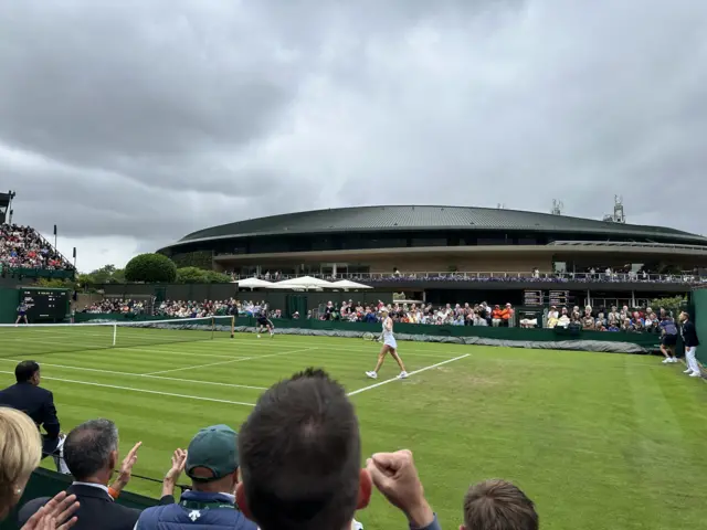 Harriet Dart fist pumps