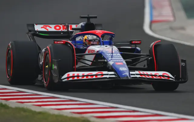 Daniel Ricciardo at the Hungarian GP.