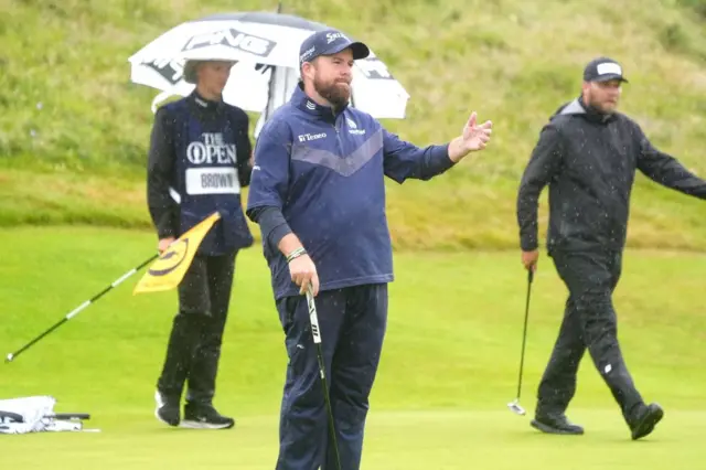 Shane Lowry (left) and Daniel Brown (right)