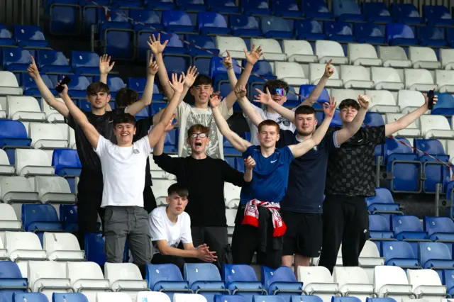 Bonnyrigg Rose supporters